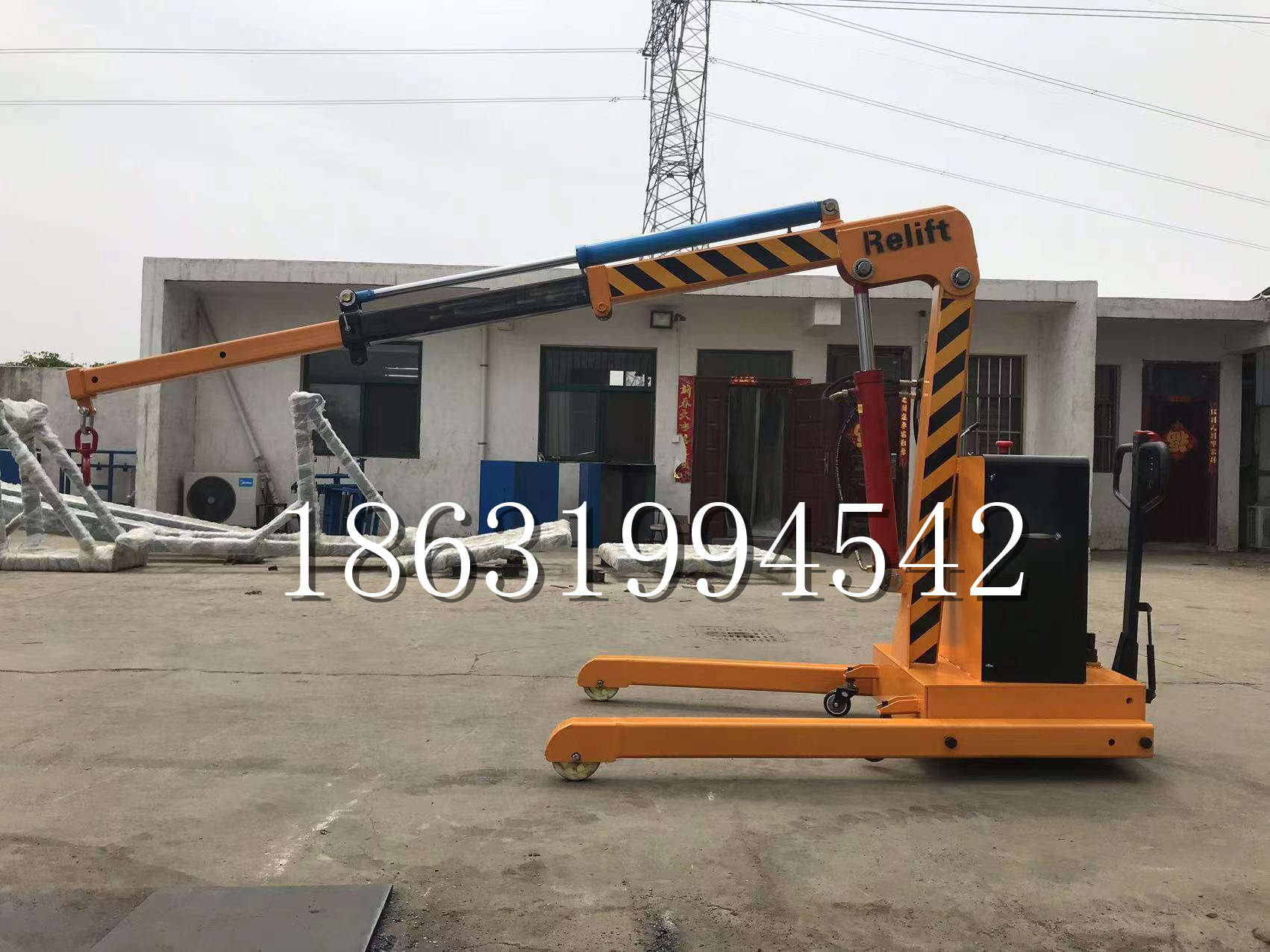 玉泉区久征定做3吨三轮随车吊 农用园林绿化移树吊 平板工程用小吊机